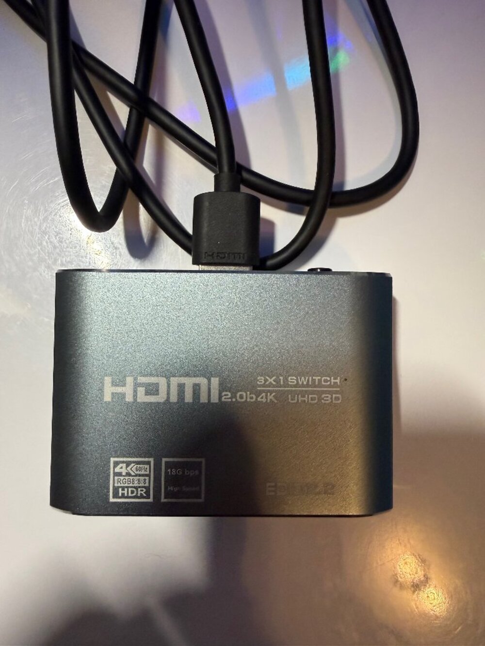 avedio links HDMI Switch 3 in 1 Out 4K@60Hz Aluminum Alloy